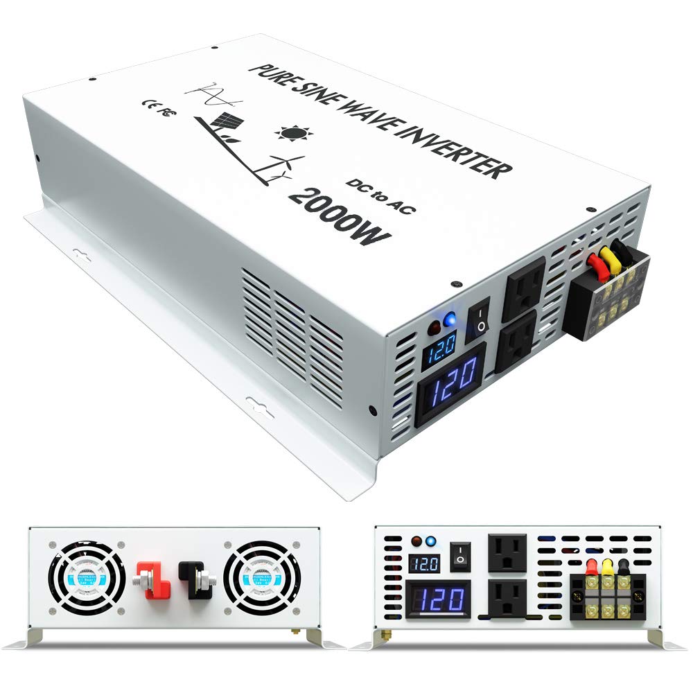 Off Grid Solar อินเวอร์เตอร์24 - Inverter Pure Sine Wave 60Hz 120V 3000W บทวิจารณ์และราคา