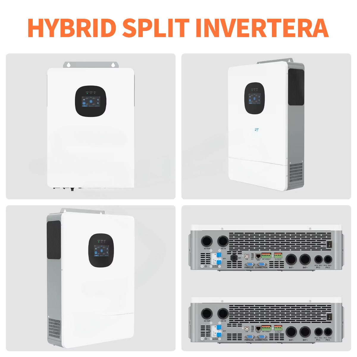 อินเวอร์เตอร์ไฮบริด UNC 10KW 1 - Split Phase Inverter 10Kw 110V 220V บทวิจารณ์และราคา