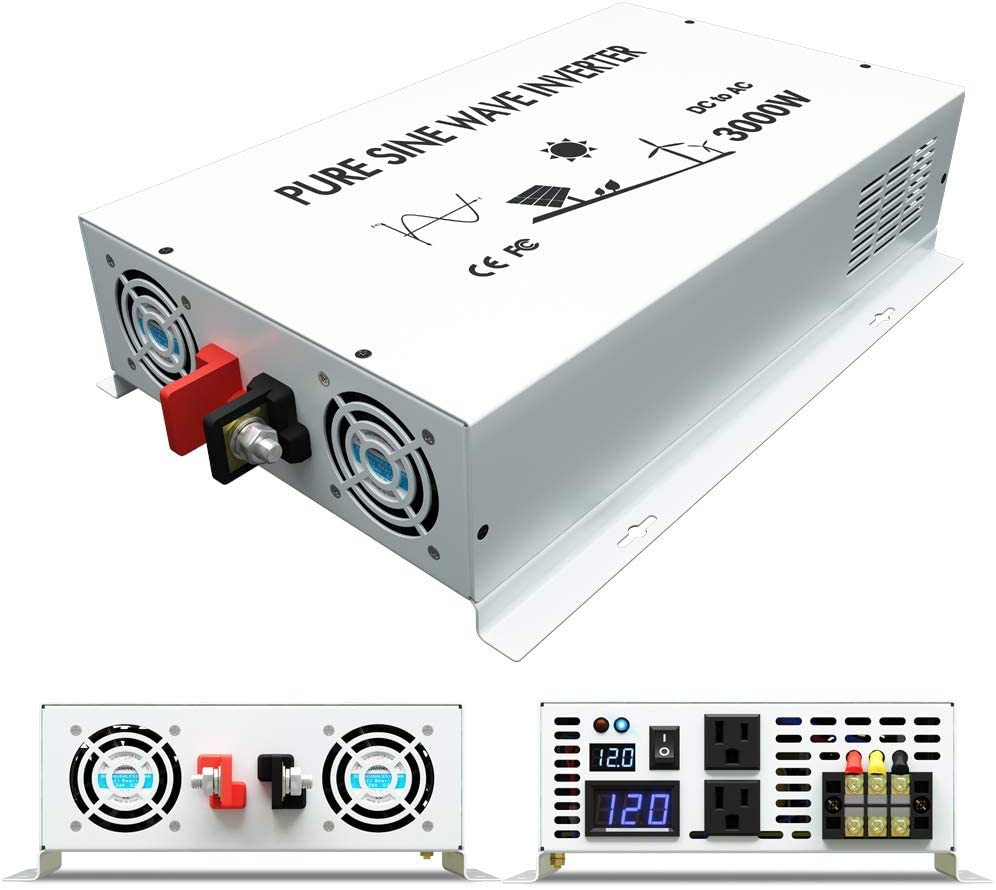 Pure Sine Wave Power Inverter  - Inverter Pure Sine Wave 60Hz 120V 3000W บทวิจารณ์และราคา